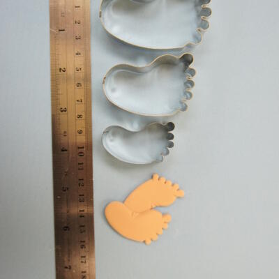 Baby Feet Set of 3 Cutters