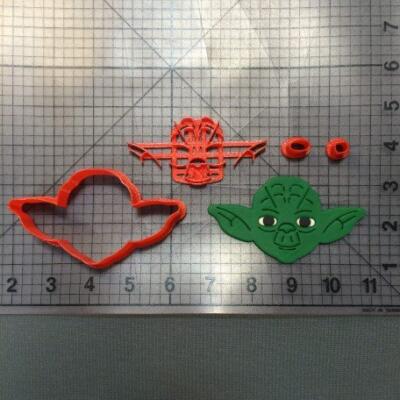 Yoda 100 Cookie Cutter Set  3 inch