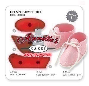 Life Size Baby Bootie Cutter