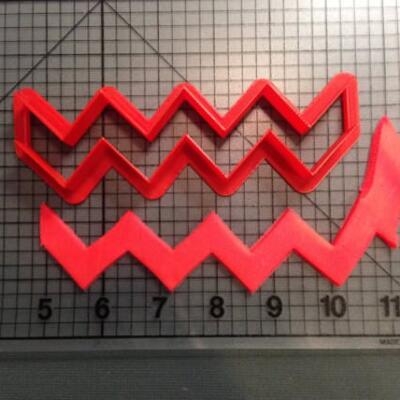 Chevron Pattern Cutter 1/4 inch
