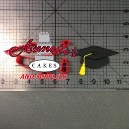 Graduation Hat Cookie Cutter 3 inch
