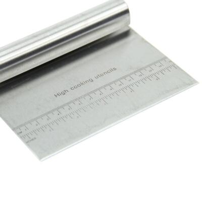 Bench Scraper - Steel handle/5.5in Stainless Steel Blade