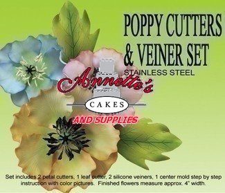 Petal Crafts Poppy Cutters and Veiner Set