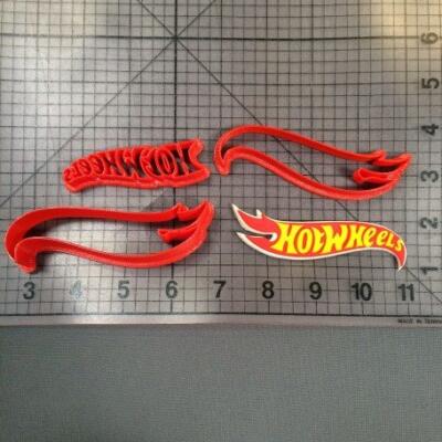 Hot Wheels Logo Cutter 4  Inch