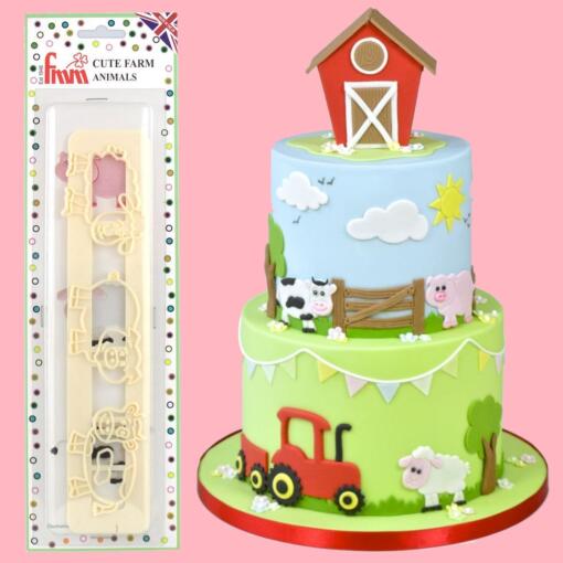 FMM Cute Farm Animals Cutter Set - Image 2