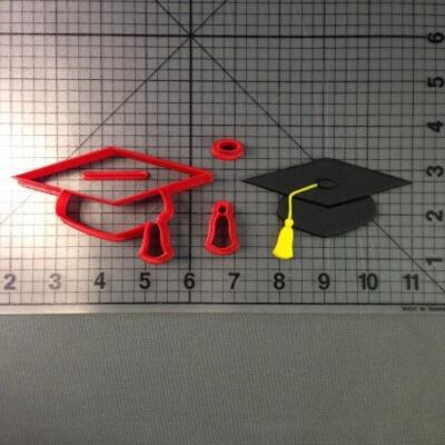 Graduation Hat Cutter Set 5.5 Inch