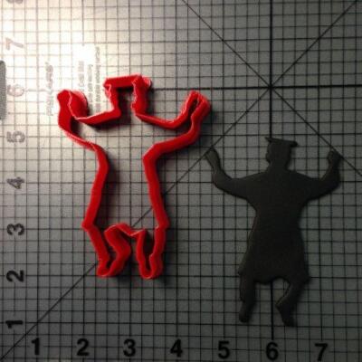 Graduation Full Body Silhouette V2 Cutter Set 3 inch