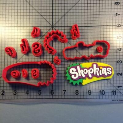 Shopkins Logo Cutter Set 4 inch