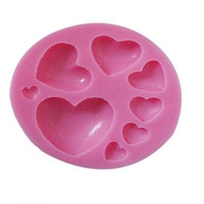 Heart Silicone mold 8 Sizes