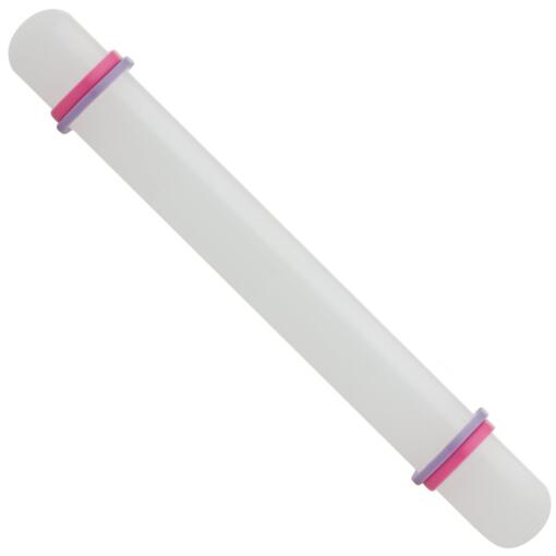 Acrylic Rolling Pin with Rings