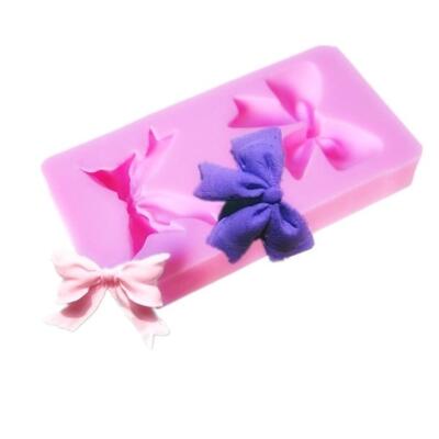 Silicone Bow mold 2 different Bows