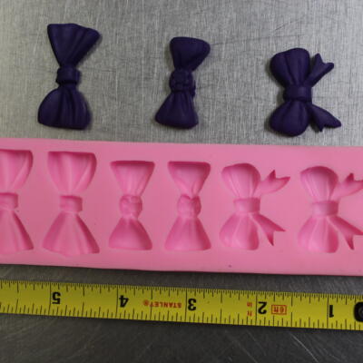 6 Bows Molds 3 Different Styles Number 1