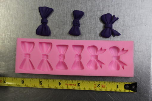 6 Bows Molds 3 Different Styles Number 1
