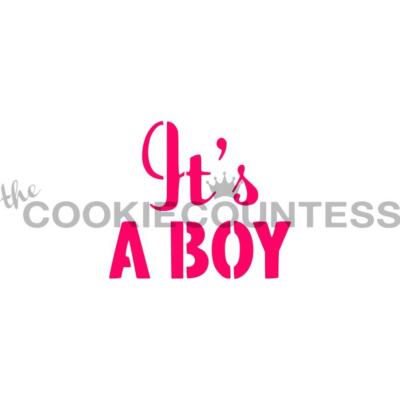 It's A Boy Stencil