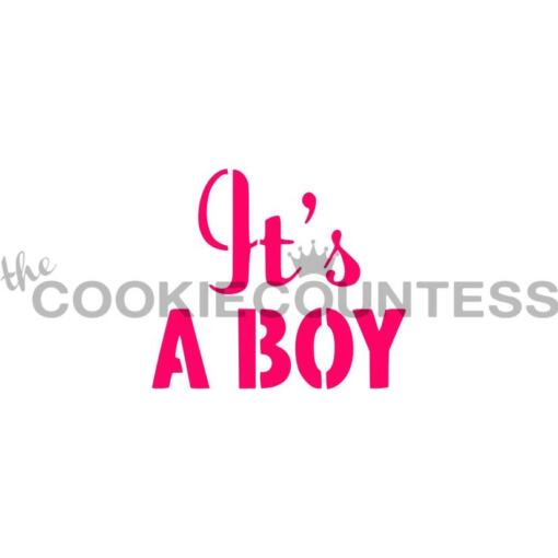 It's A Boy Stencil