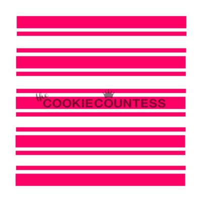 Preppy Stripes Stencil