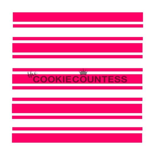 Preppy Stripes Stencil