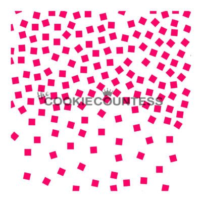 Square Confetti Stencil
