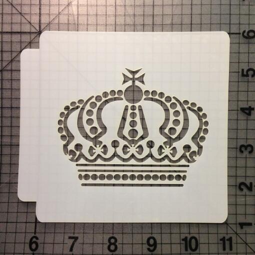 Crown Stencil 2 inch
