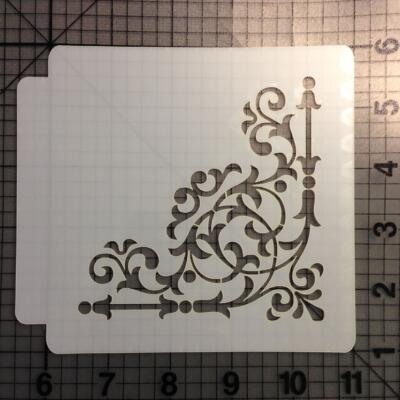 Damask Stencil 5.5 Inch