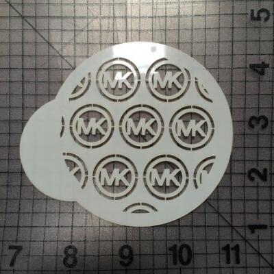 High Fashion MK Pattern Stencil