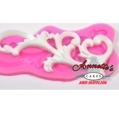 Silicone Mold Decorative Set Scroll #99