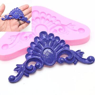 Silicone Mold Decorative Set Scroll #103