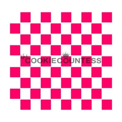 Checkerboard Cookie Stencil