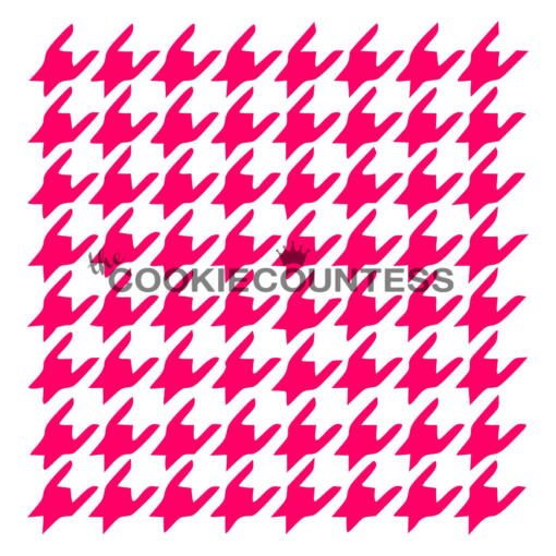 Houndstooth Cookie Stencil