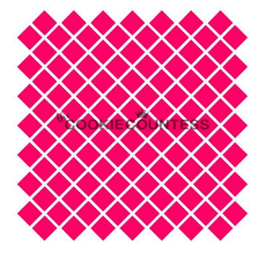 Lattice Cookie Stencil