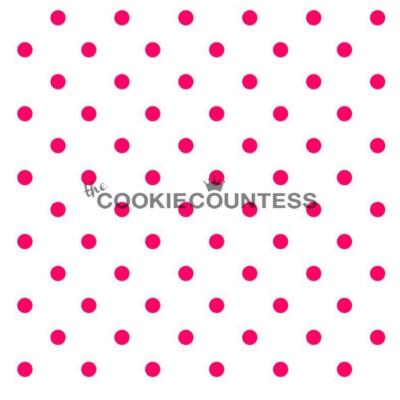 Small Dots Cookie Stencil