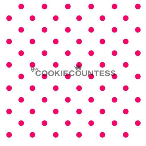 Small Dots Cookie Stencil
