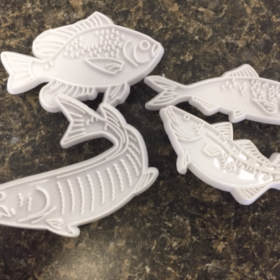 Fish 4 piece Imprint Set