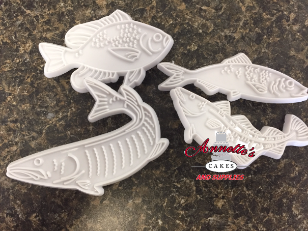 Fish 4 piece Imprint Set