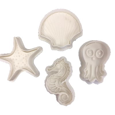 Sea creatures plunger set