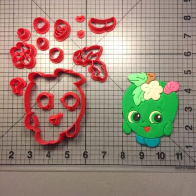 Shopkins Apple Blossom Cutter Set 3 inch