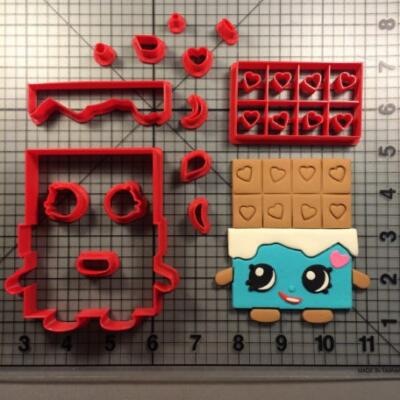 Shopkins Cheeky Chocolate Cutter Set 3 inch