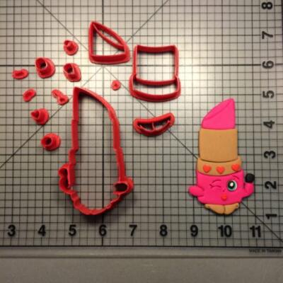 Shopkins Lippy Lipstick Cutter Set 3 inch