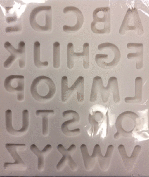 Alphabet Silicone Mold