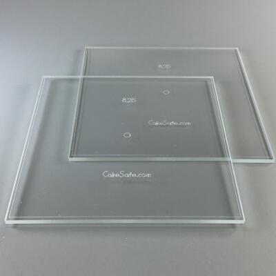 Square Acrylic Disk Sets .25" No Center Hole