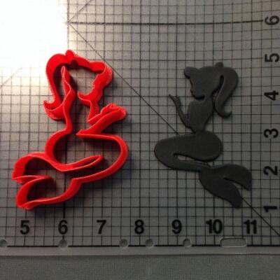 Sitting Mermaid 2" Cookie Cutter