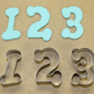 Bubble Numbers Full Set Cutter