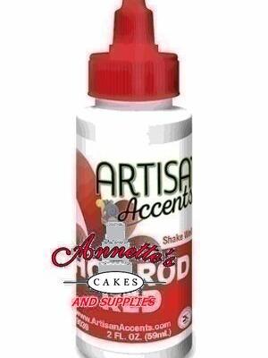 Artisan Accents Gel Colors 2 oz - Hot Rod Red
