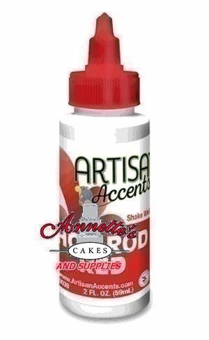 Artisan Accents Gel Colors 2 oz - Hot Rod Red
