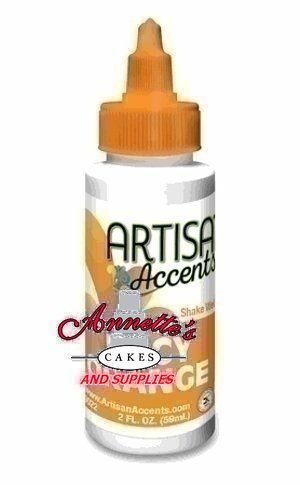 Artisan Accents Gel Colors 2 oz - Juicy Orange