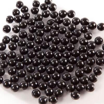 Midnight Black Beads 7mm 1.5 ounce