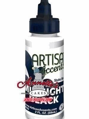 Artisan Accents Gel Colors 2 oz - Midnight Black