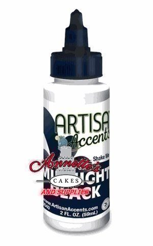 Artisan Accents Gel Colors 2 oz - Midnight Black