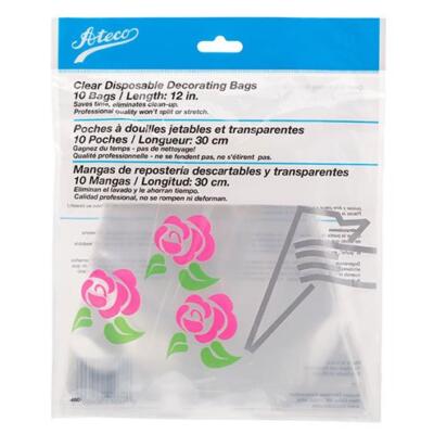 ATECO Clear Disposable Decorating Bags