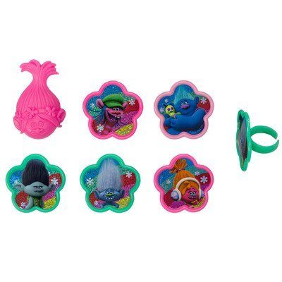 Trolls Cupcake Toppers